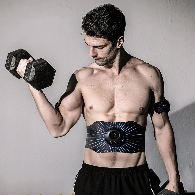 Стимулятор АБС-пластика пояс для похудения электрический умный USB-тренажер