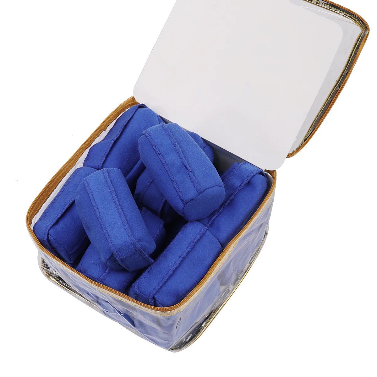 8 pcs deep blue 8/16 шт. бигуди сна комплект для укладки длинные хлопковые бигуди DIY Инструменты для укладки волос Голубой Цвет Magic парикмахерские Очаровательная прическа - Цвет: 8 pcs deep blue
