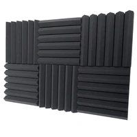 6pcs acoustic foam 30x30x5cm acoustic foam panels for studio ktv soundproof treatment paint pads paper wall sticker