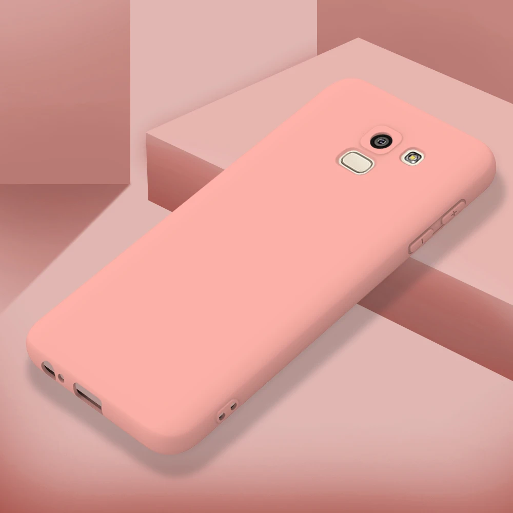 Матовый чехол карамельных цветов для Samsung Galaxy J3 J4 A2 Core J6 Plus Prime J7 J8 A7 2018 A515 A750