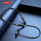 Беспроводные наушники Lenovo HE05, Bluetooth-Совместимость с шейным ремешком 5,0, шумоподавление, IPX5 водонепроницаемая Спортивная гарнитура с микрофоном