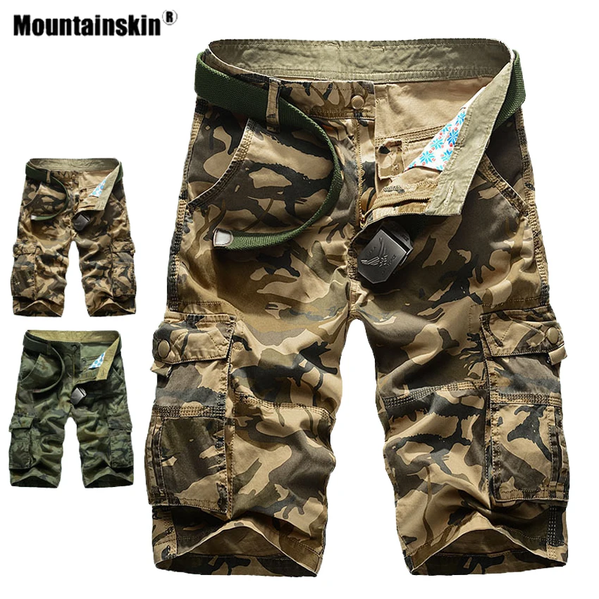 

Mountainskin Summer Men Outdoor Camo Tooling Shorts Sportswear Trekking Hiking Running Camping Fishing Breathable Shorts VA790