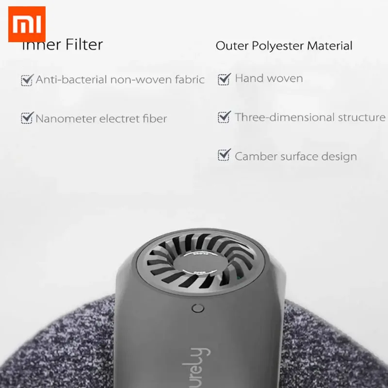 Настоящая электрическая маска Xiaomi Mijia Pear для свежего воздуха классический стиль