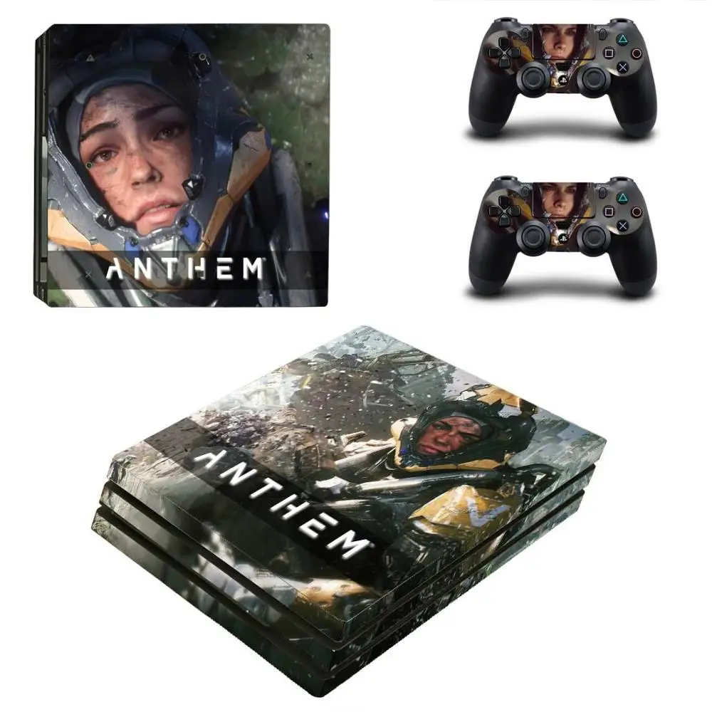 Игра Anthem PS4 Pro Стикеры Play station 4 кожи наклейка для Игровые приставки консоли и