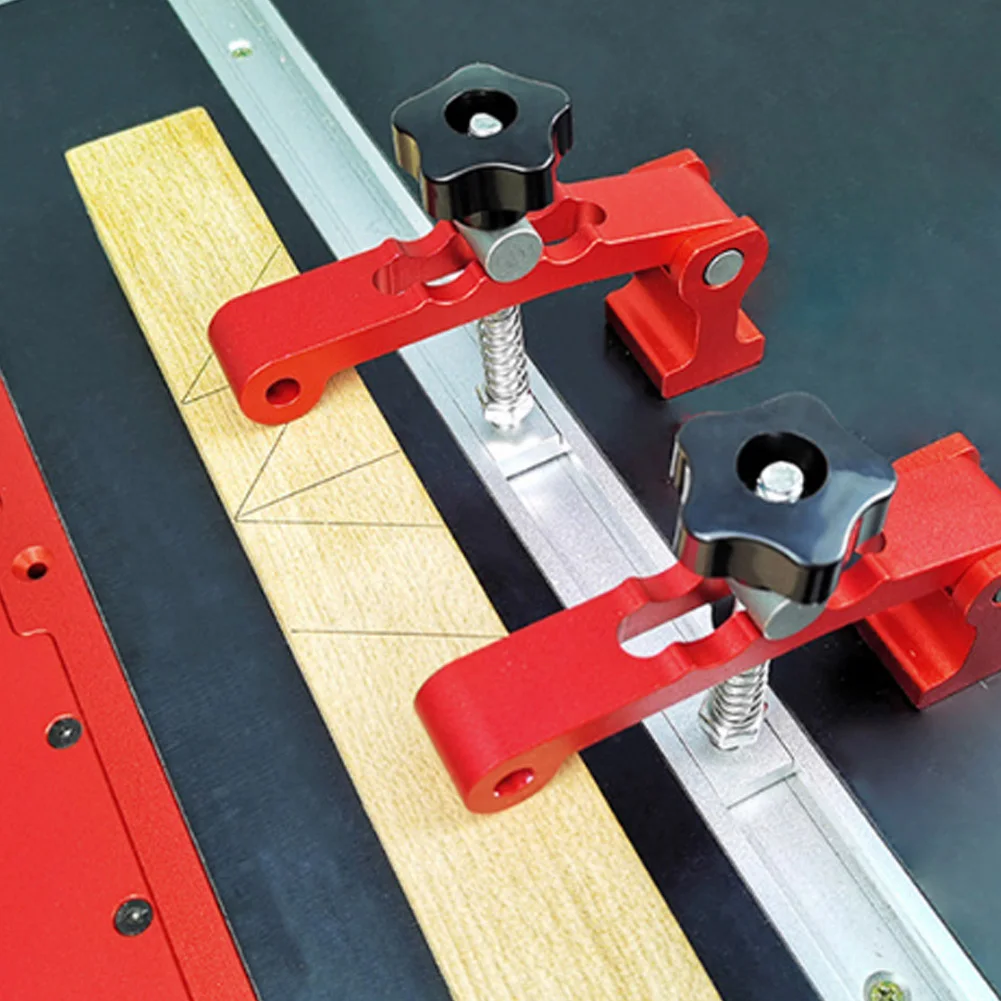 

T-Track Clamp Aluminum Alloy Desktop Fixing Hold Down Clamp For Woodworking For Working,Positioning And Fastening Easy To Use
