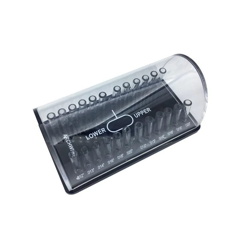 

High Quality Dental Orthodontic Round Archwire Box Acrylic Dispenser Placing Box Arch Wires Holder Dentistry Instrument