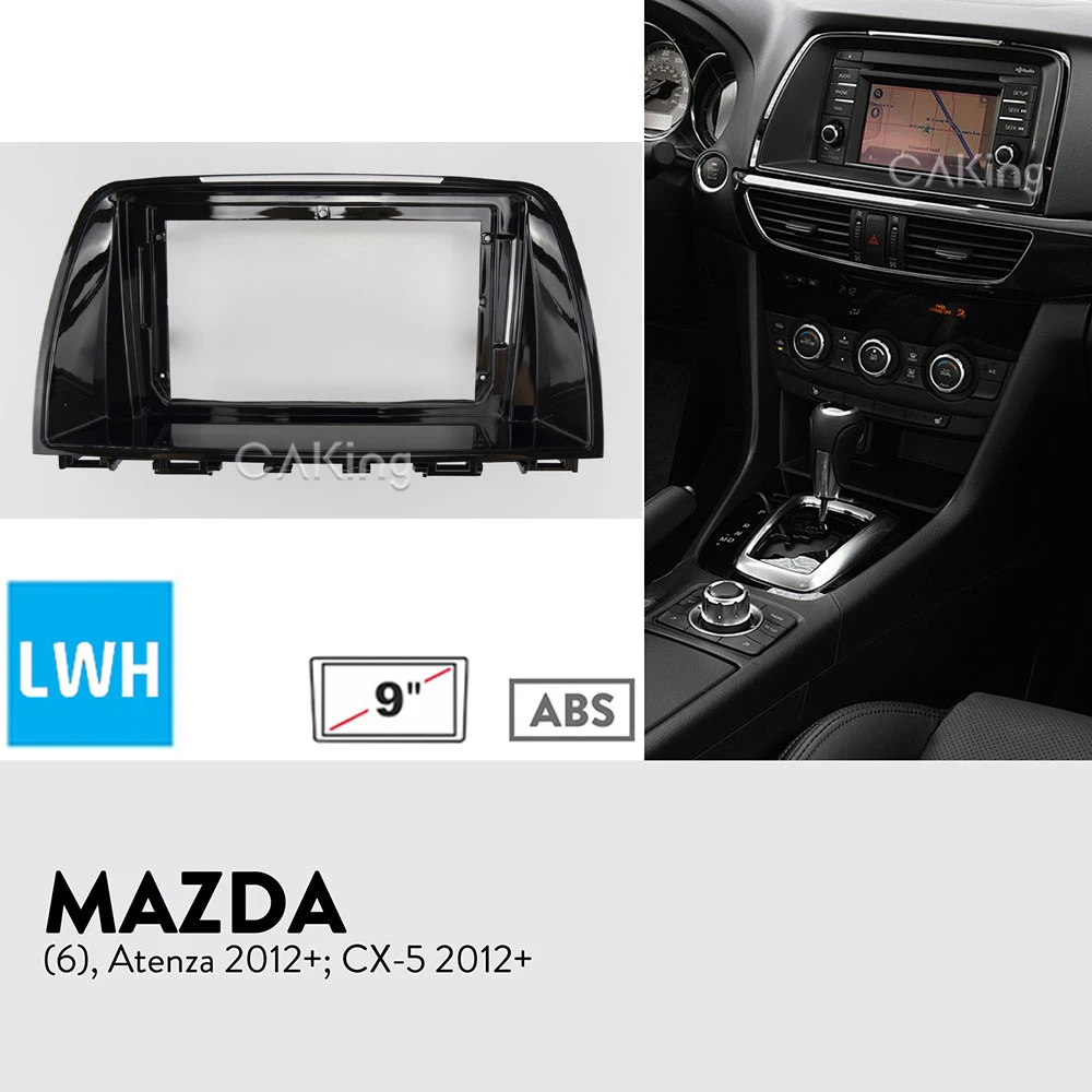 9-дюймовая Автомобильная панель Fascia ДЛЯ MAZDA 6 Atenza 2012-2015 CX5 CX-5 2012-2017 комплект для