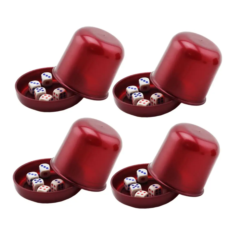 4 набора утолщенные кубики Кубок для игральных костей|Кубики| |