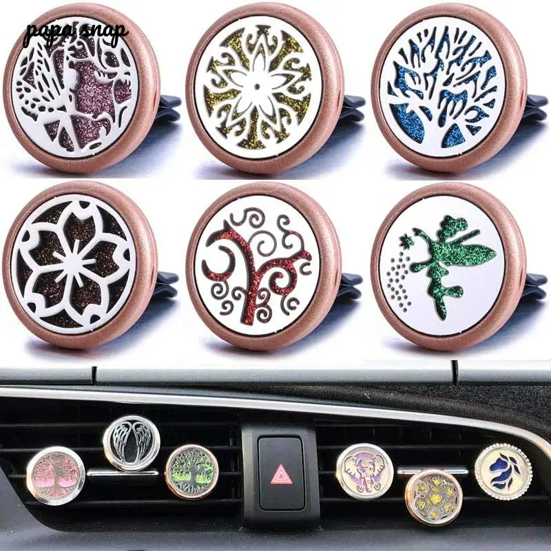 Тиран золотые автомобильные медальоны для ароматерапии Духи Эфирное масло Арома