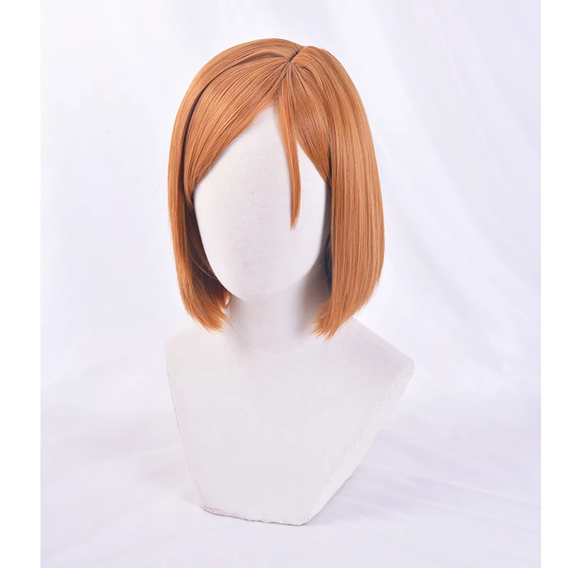

Anime Jujutsu Kaisen Nobara Kugisaki Cosplay Wig Short Heat Resistant Synthetic Hair Halloween Carnival Party