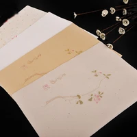 20 pcs chinese style xuan paper half ripe rice paper brush writing calligraphy pratice paper handwritten 19 x 29 cm