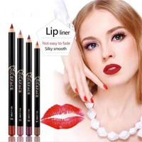 12 colors brand lip pencils matte lipliner pencil waterproof makeup lips matte lipstick lip liner pen smooth nude cosmetics