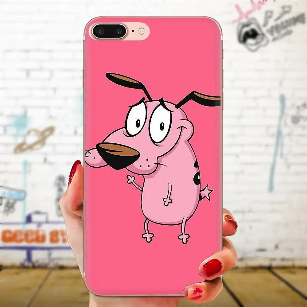 Смелая трусливая собака для huawei P7 P8 P9 P10 P20 P30 Lite Mini Plus Pro Y9 Prime P Smart Z 2018 2019 TPU