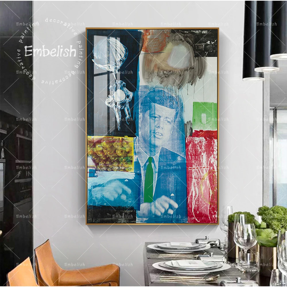 

1 Pieces Still Life Famous Artworks By Robert Rauschenberg Home Decor Picture For Living Room Home Decor Canvas Paintings Poster