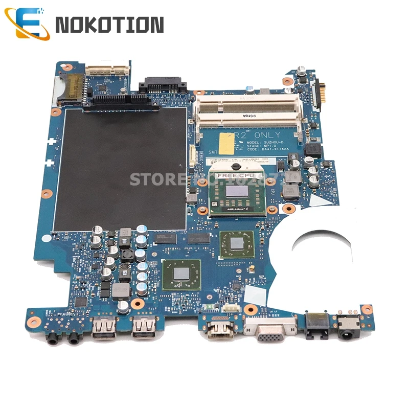 NOKOTION материнская плата для ноутбука samsung NP-R425 R425 HD5430 DDR2 BA92-06034A BA92-06353A BA92-06353B BA41-01181A процессор