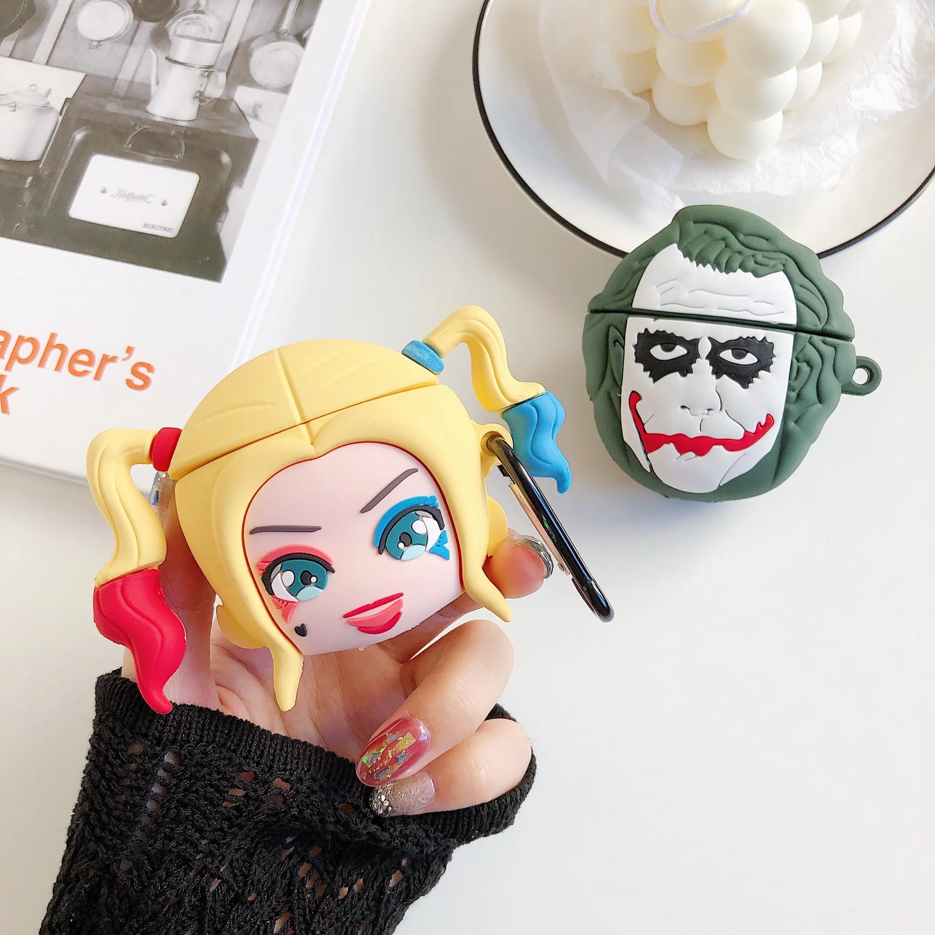 Силиконовый чехол Harleen Quinzel для AirPods 1 2 защитный с Bluetooth наушников аксессуары