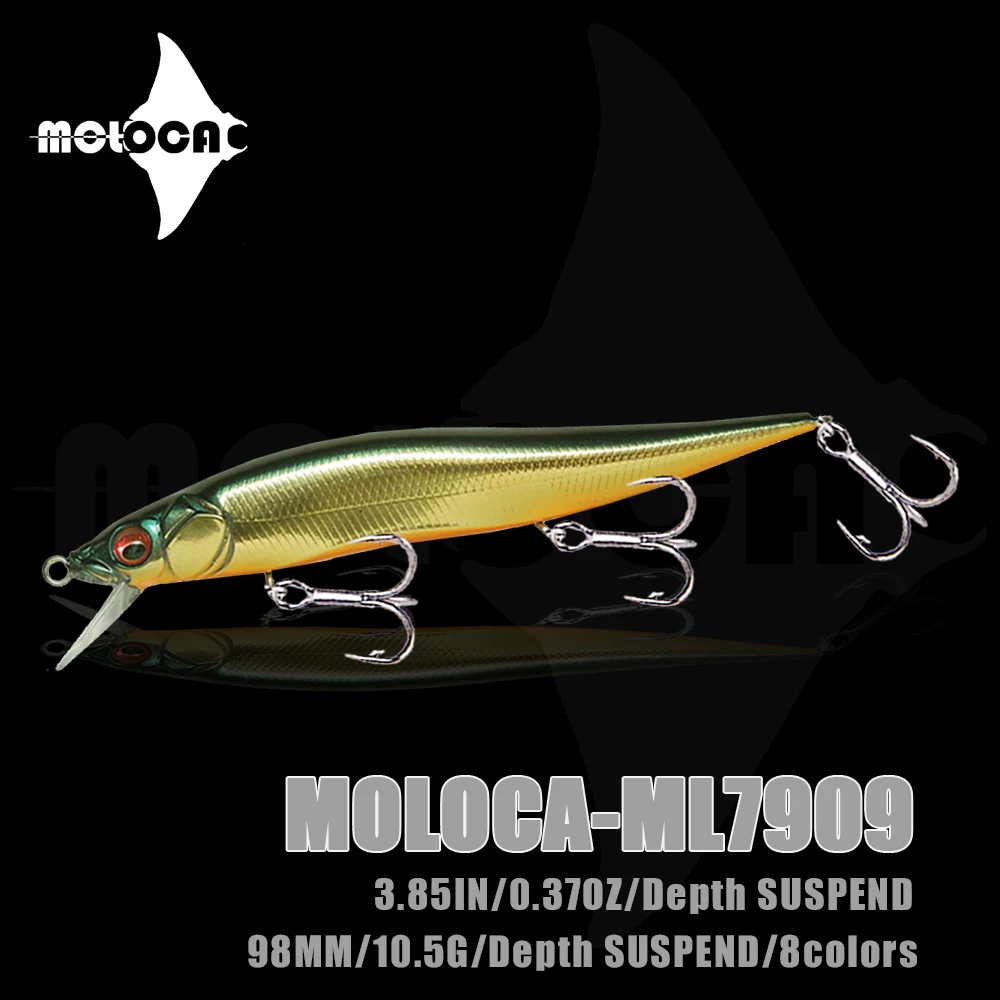 Minnow Fishing Lure Suspend Jerkbait Weights 10.5g 98mm Isca Artificial Baits Accesorios De Pesca For Seabass Fish Leurre Angeln