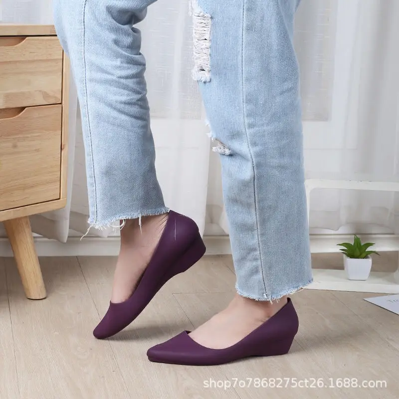 

Shallow Mouth Women Korean Shoes Casual Female Sneakers Flats Pointed Toe Crystal 2021 New Dress Summer Rhinestone Round Flock B