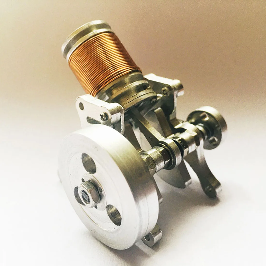 Металлическая одноцилиндровая электромагнитная модель моторной пушки мини типа