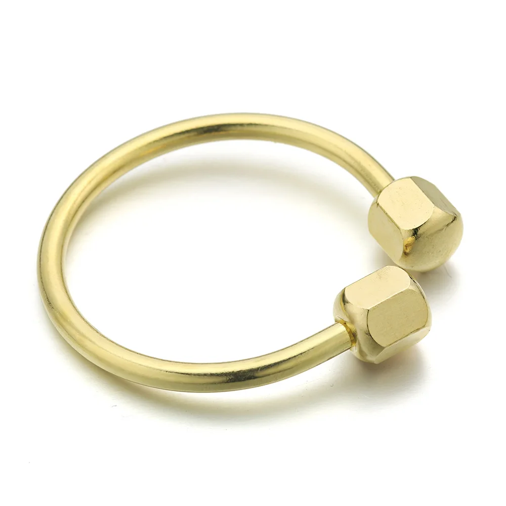 Брелок-брелок ручной работы K368 простой металлический держатель для ключей в