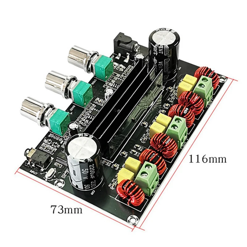 

TPA3116D2 Digital Power Amplifier Board 2X80W+100W High Power 2.1 Channel Class D Audio Power Amplifier Board
