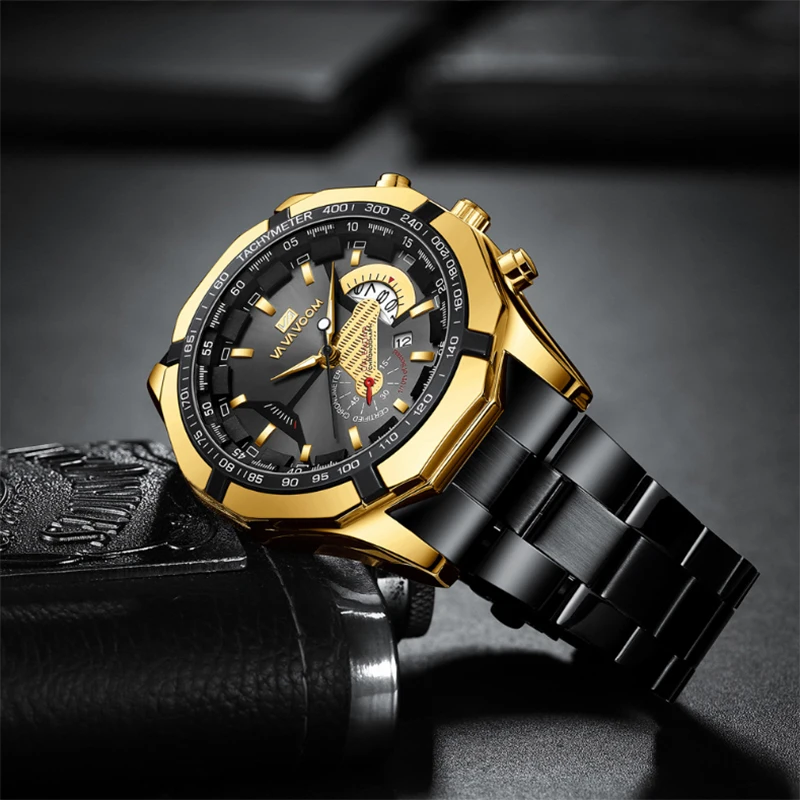 

Luxury Men Quartz Wristwatches Waterproof Watch Casual Fashion Relojes De Cuarzo De Hombre Relogio Masculino Prova Dagua Zegarek