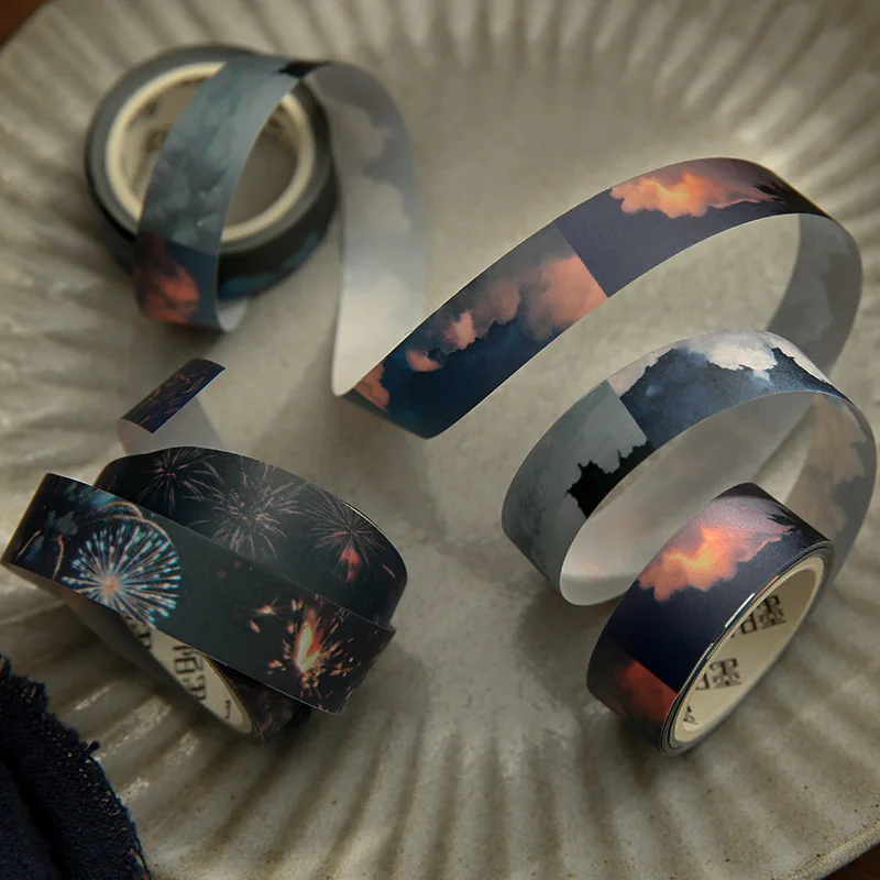 Лакмусовая бумага со звездным небом Васи-лента романтический фейерверк наклейка