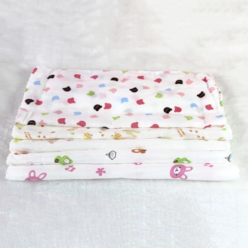 10 шт./лот носовой платок для новорожденных квадратное полотенце с мультяшным