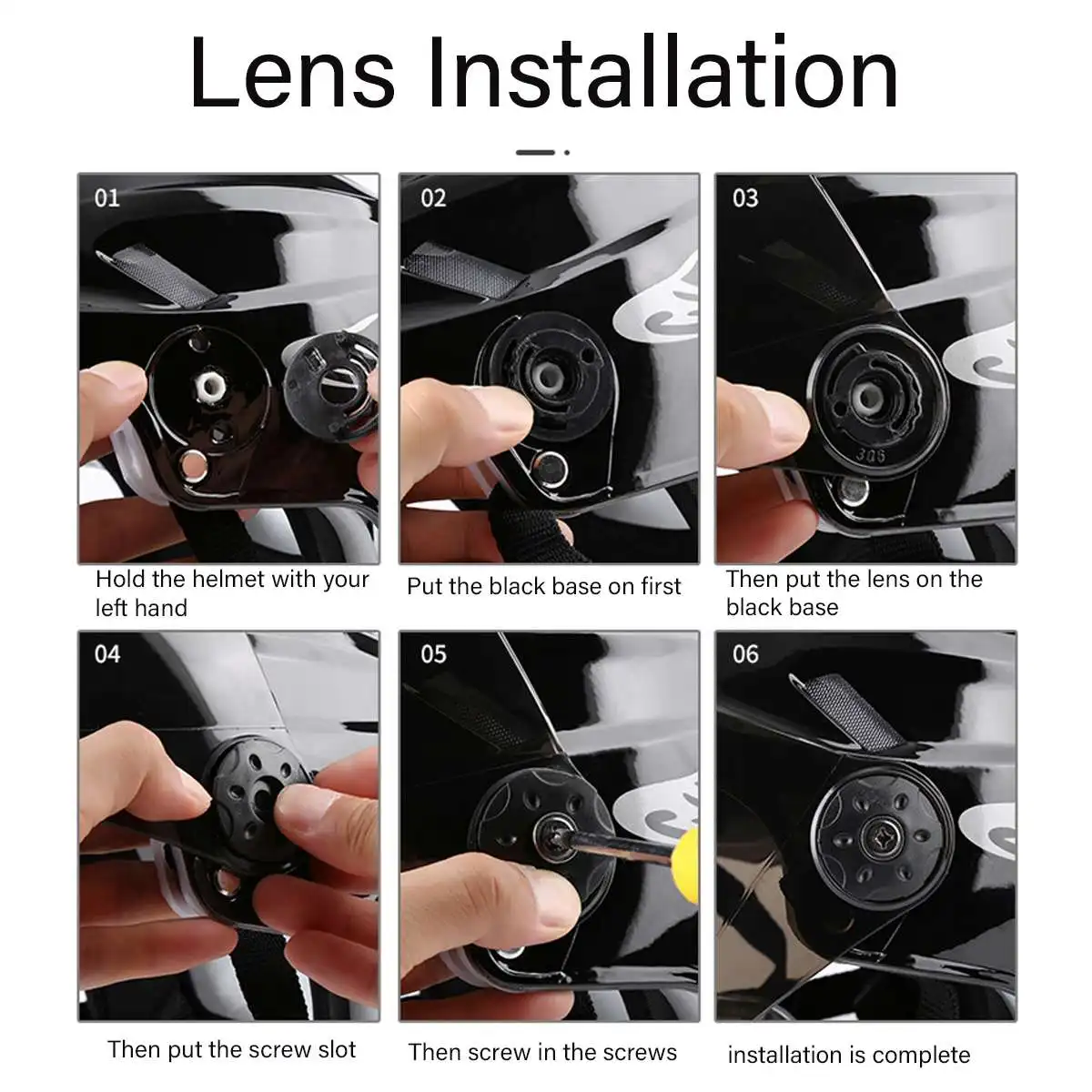 

Motorcycle Helmet 3/4 Open Face Helmet Double Sun Visor Lens Unisex Adjustable Helmet Motocross Bike