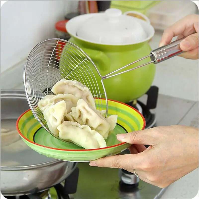 

Mesh Net Spider Skimmer Strainer Stainless Steel Practical Long Handle Kitchen