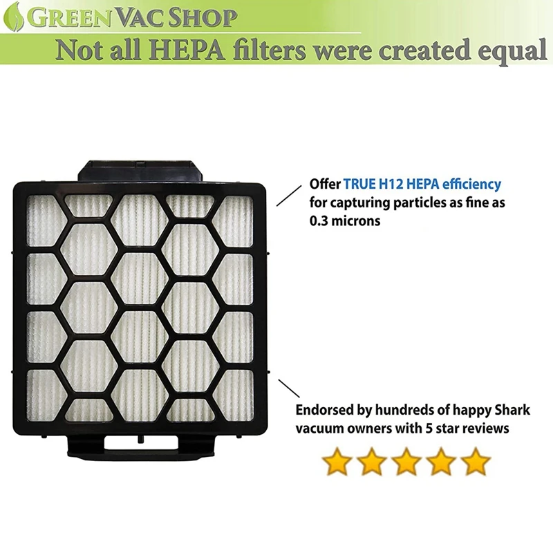 

TOP!-Replacement Filter Set for Shark Navigator Pet Plus NV150, NV251, NV255, Zero-M Self-Cleaning Brushroll Pet Pro ZU60