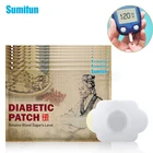 Sumifun 6072 шт. диабетической пластырь китайские травяные стабилизирует баланс прибор для измерения уровня сахара в крови, более низком уровне глюкозы медицинский пластырь