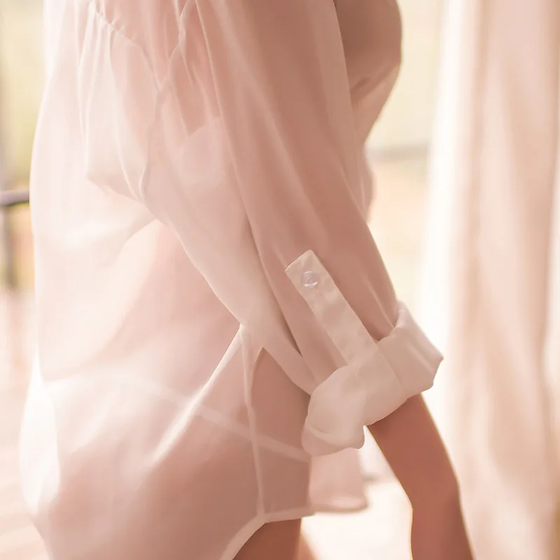 

Sexy Nightwear Erotic Underwear Women Adult Transparent Babydoll Lingerie See Through Baby Doll Dress Slutty Clothes White Black