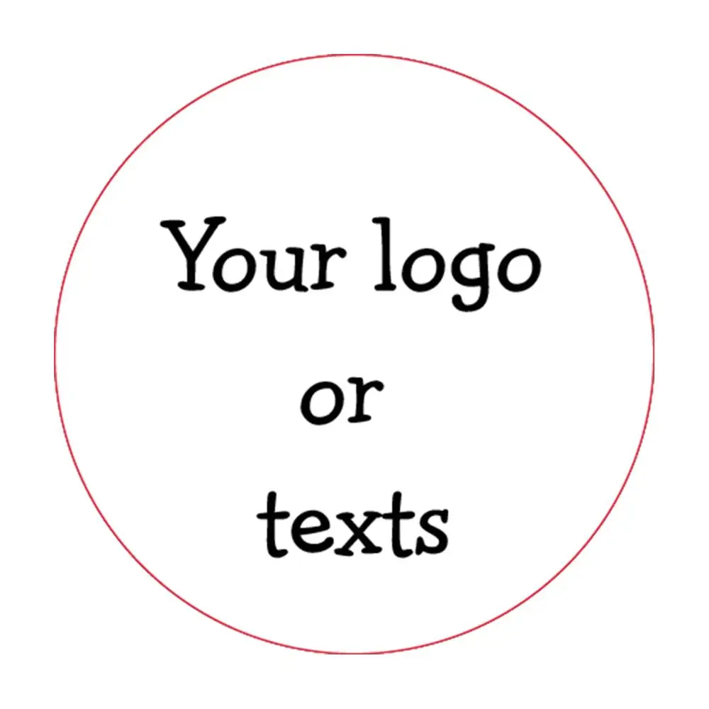 0 5-6 5 дюймов дизайн собственных наклеек индивидуальный логотип свадебная