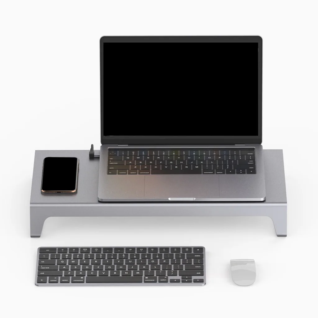 Type-C Multi-function Extension Dock Station Dock Base with USB 3.0 Data Transmission Dual USB Interface for PD Charging