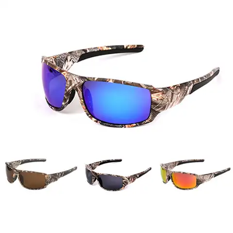 Камуфляжные поляризованные очки для рыбалки для мужчин и женщин, мужские велосипедные походные солнцезащитные очки для вождения, спортивн...
