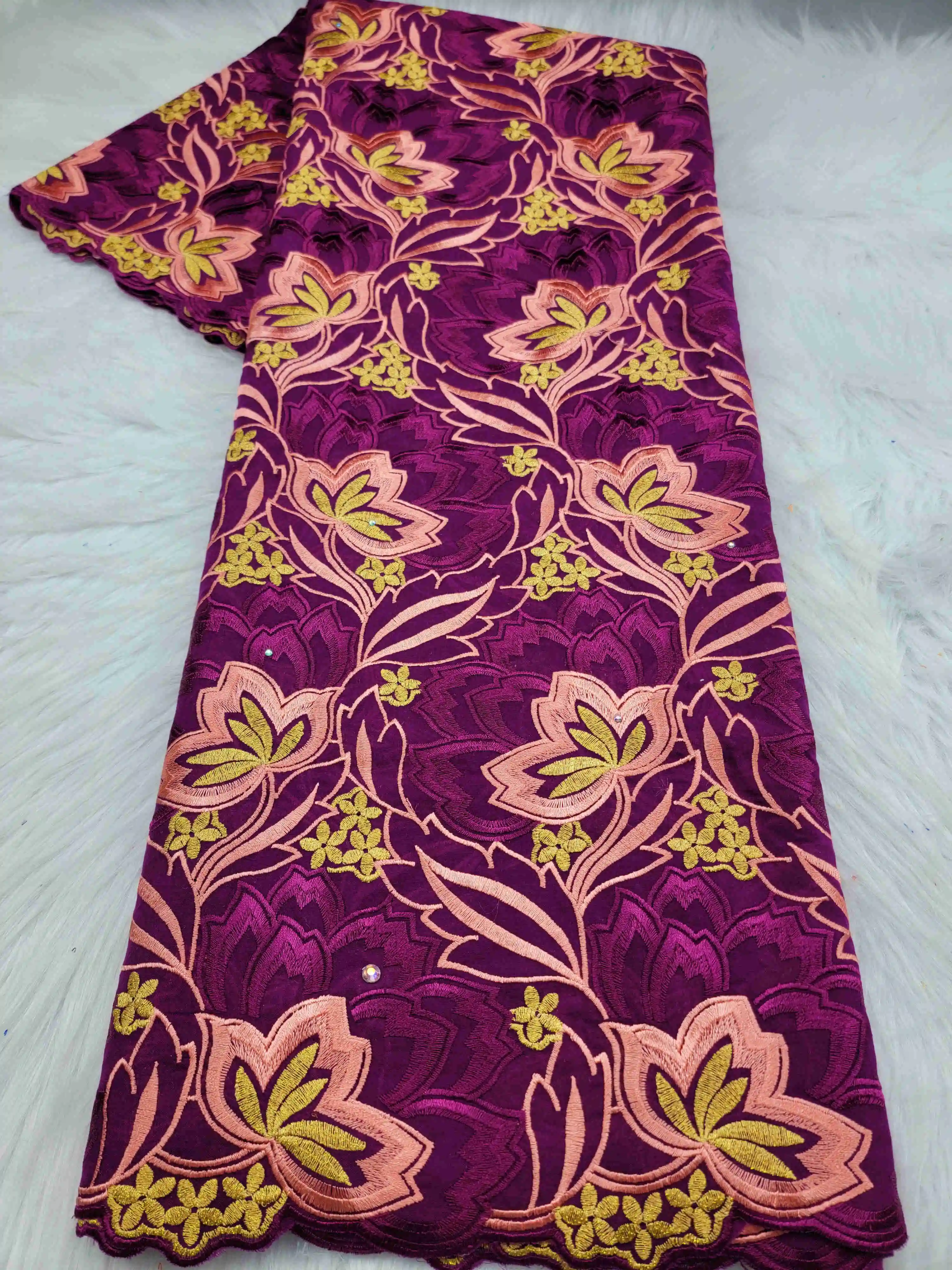 Высококачественная швейцарская вуаль кружево в Швейцарии хлопковая африканская