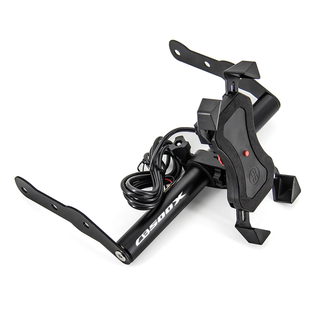 

For Honda CB 500X CB500X 2016 2017 2018 2019 Motorcycle GPS/SMART PHONE Navigation GPS Plate Bracket Adapt Holder Black
