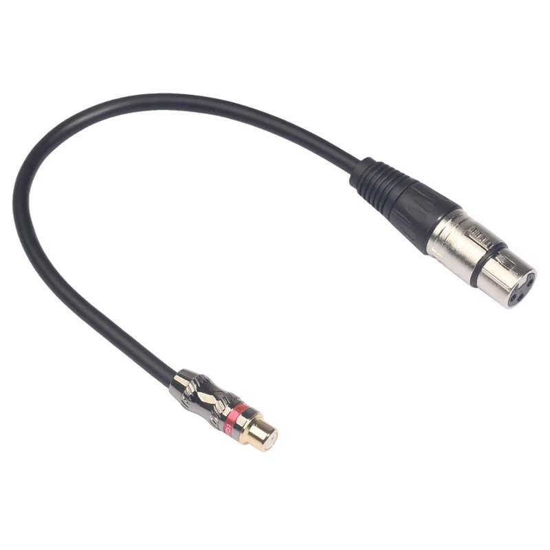 Топ 3 Pin Xlr Female To Rca Jack ведущий Аудио Композитный удлинитель Кабель-адаптер Разъем