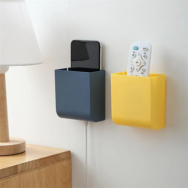 Ящик для хранения пульта дистанционного Управление Чехол стены смонтированный