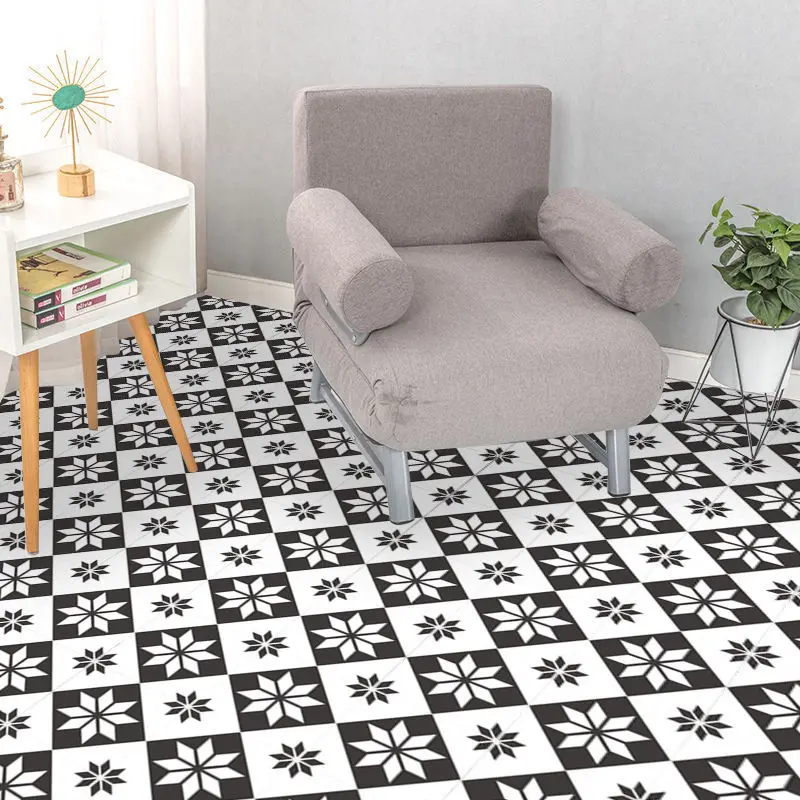 Pvc floor stickers self-adhesive floor wall bedroom kitchen bathroom bathroom non-slip waterproof floor tiles tile stickers