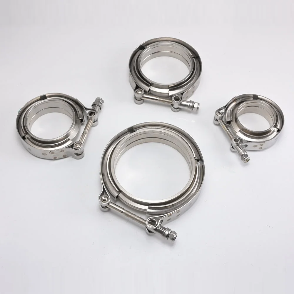 4 &quotвыхлопной Универсальный V образный зажим и фланцевый Комплект Band / EP VKG40|v