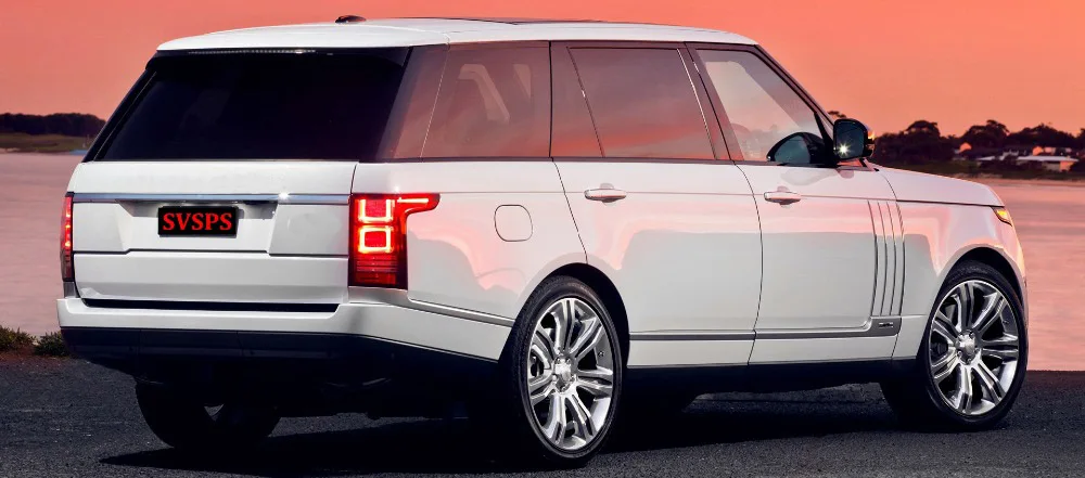Тюнинг деталей белого цвета автомобильные задние фары для Range Rover land rover2013- светодиодный задний поворот задние лампы стоп-сигнал в сборе L405