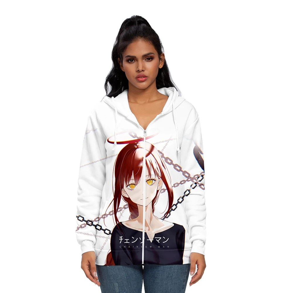 

Chainsaw Man Hoodie Sweatshirt Chainsaw Man Zip up 3D Hoody Sweatshirt