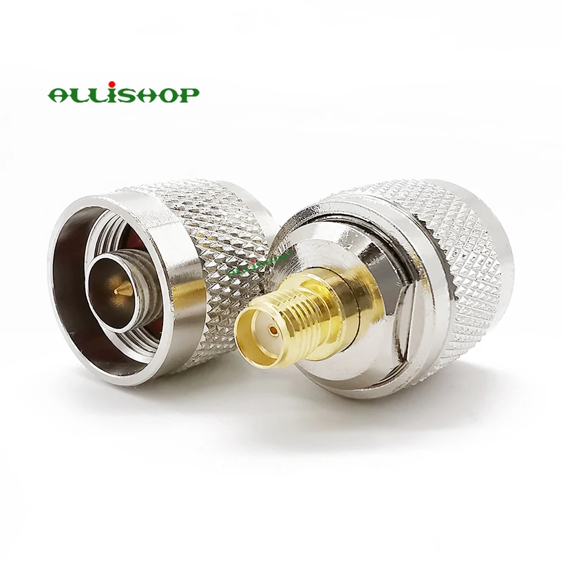 ALLiSHOP 5Pcs Two Way Radio Coaxial Adapter N Plug Male to SMA Female Jack RF Coax Antenna Connector Straight Adaptor | Обустройство