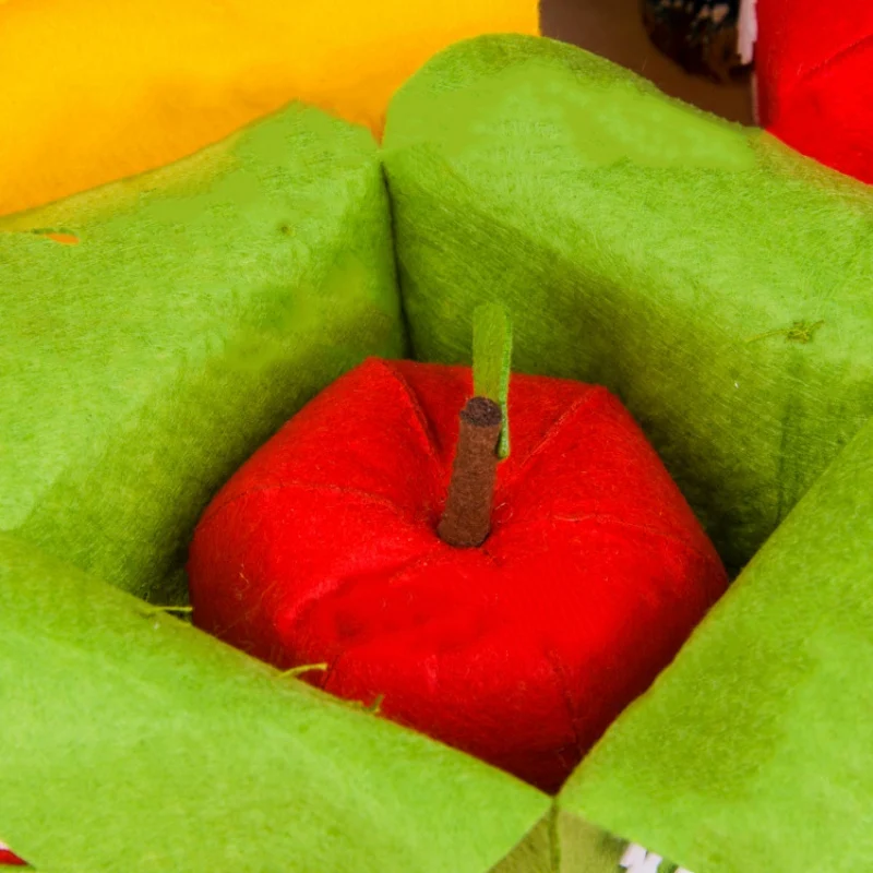 Christmas Eve Apple Box Non-woven Xmas Handmade Cloth Decoration DIY Material Kit | Дом и сад