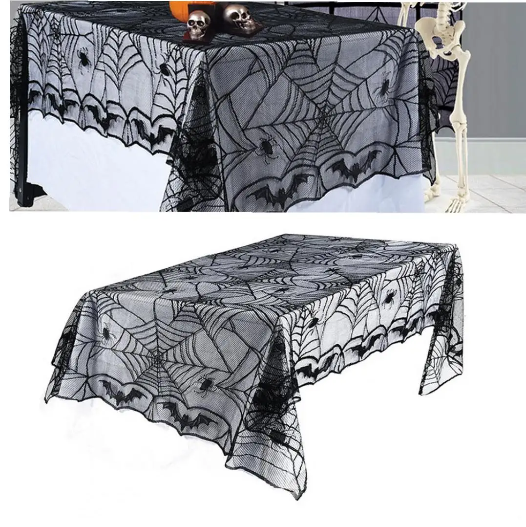 Кружевная паутинная скатерть креативный шарф для камина тайна Хэллоуин