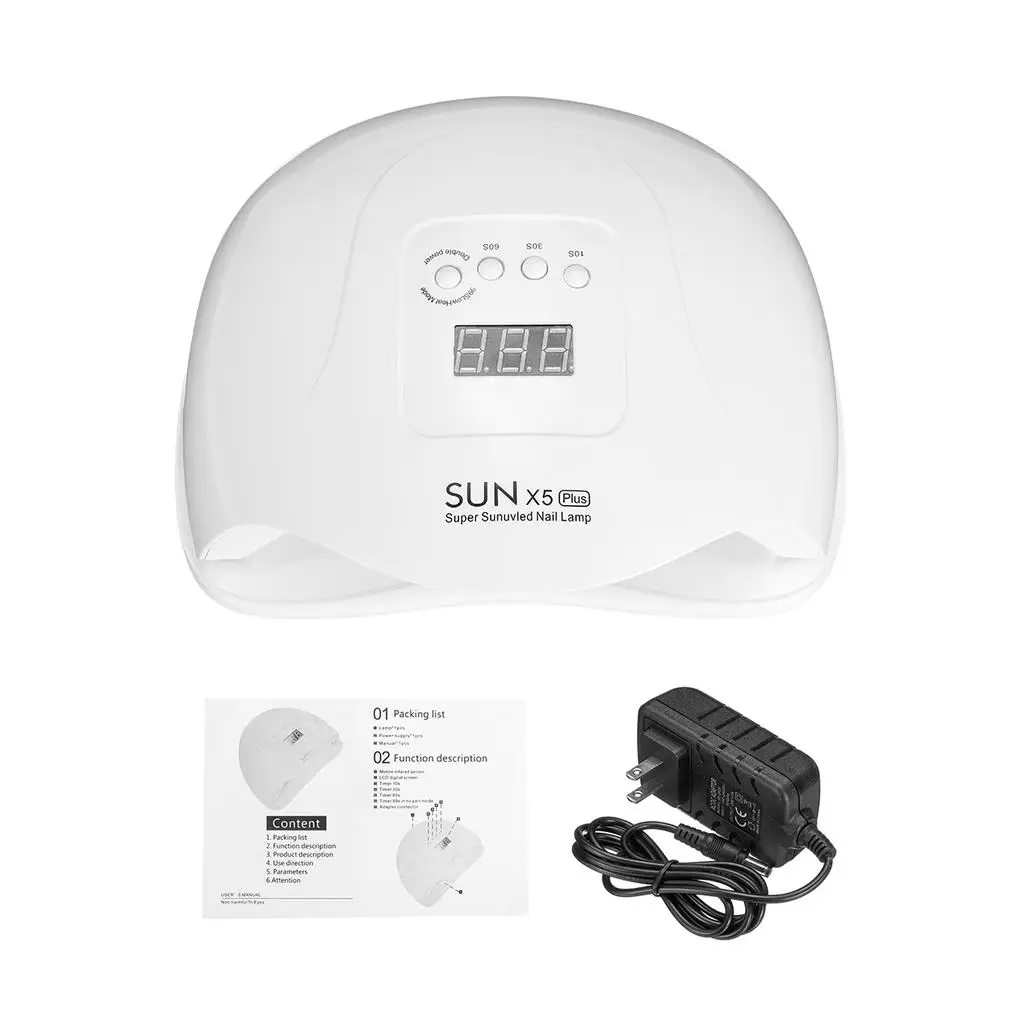 SUN 5X Plus, УФ светодиодный светильник для ногтей, сушилка, 110 Вт, светодиодный светильник для маникюра, гелевая лампа для ногтей, сушильная лампа для гель-лака, инструменты для дизайна ногтей