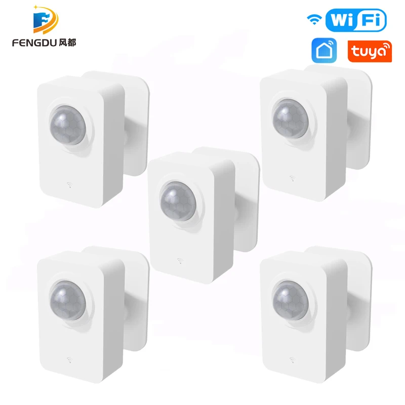 

Tuya WiFi Motion PIR Sensor Detector WiFi Movement Sensor Smart Life APP Wireless Home Security System