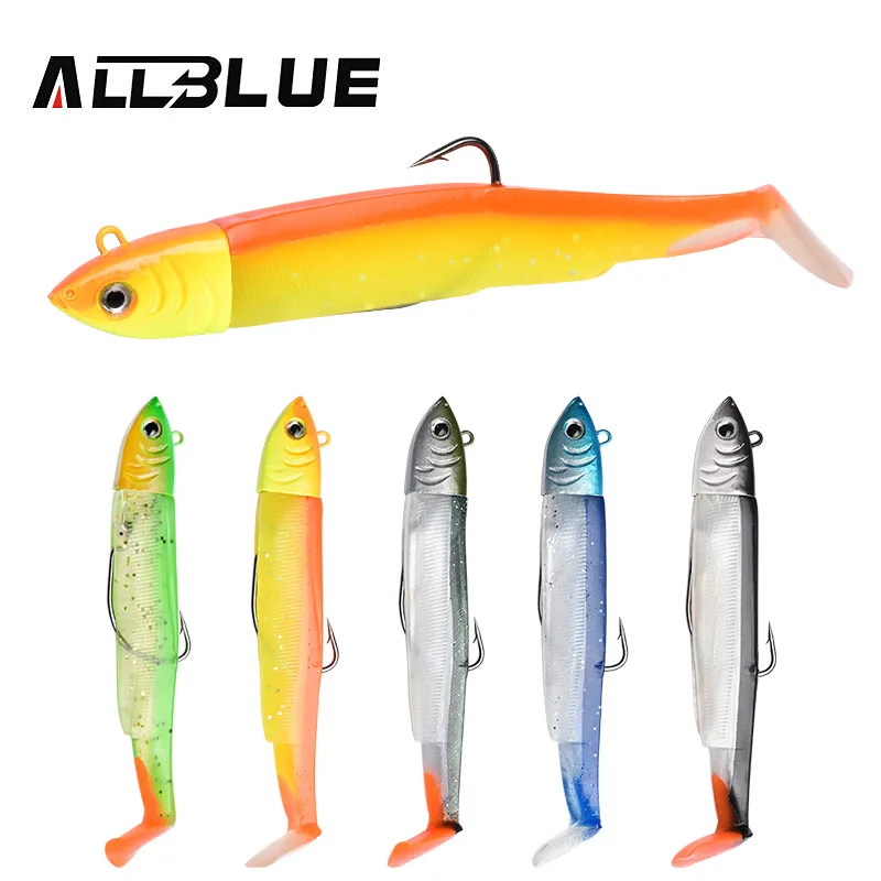 ALLBLUE SPYMINNOW рыболовная приманка черный мягкий гольян | Спорт и развлечения